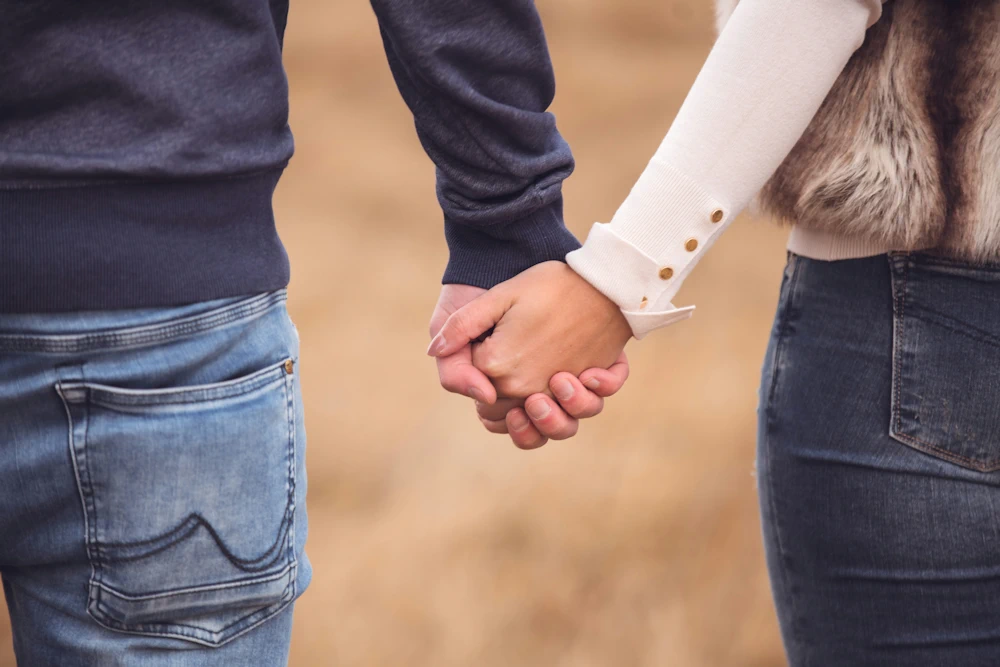 Partners hand in hand